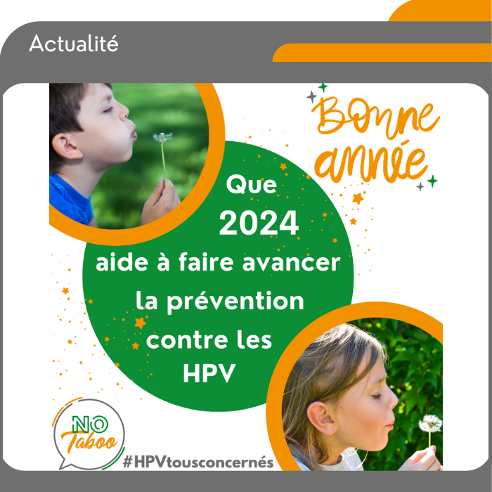Vœux 2024 prévention HPV