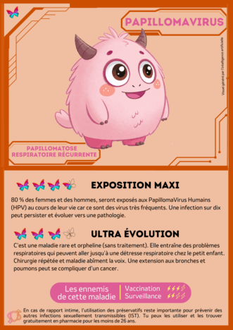 3 Carte papillomatose respiratoire récurrente face